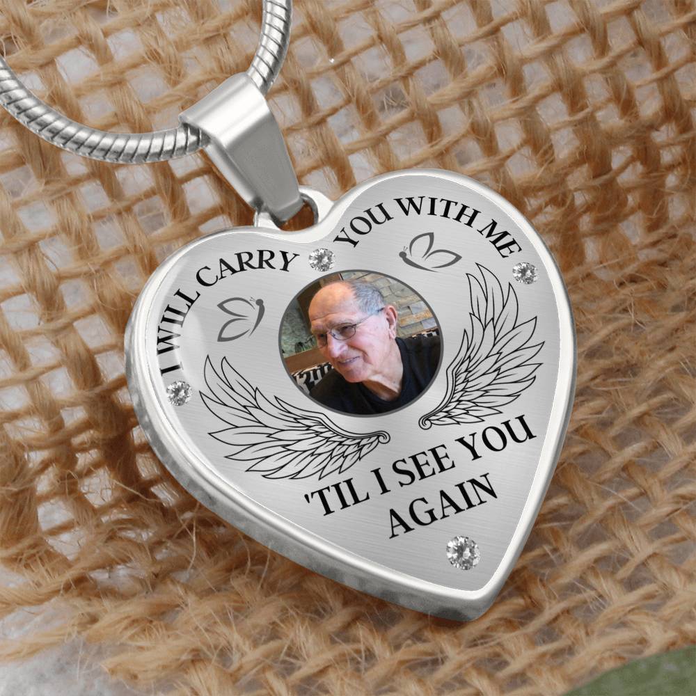 Heart Memorial Necklace for Jessica