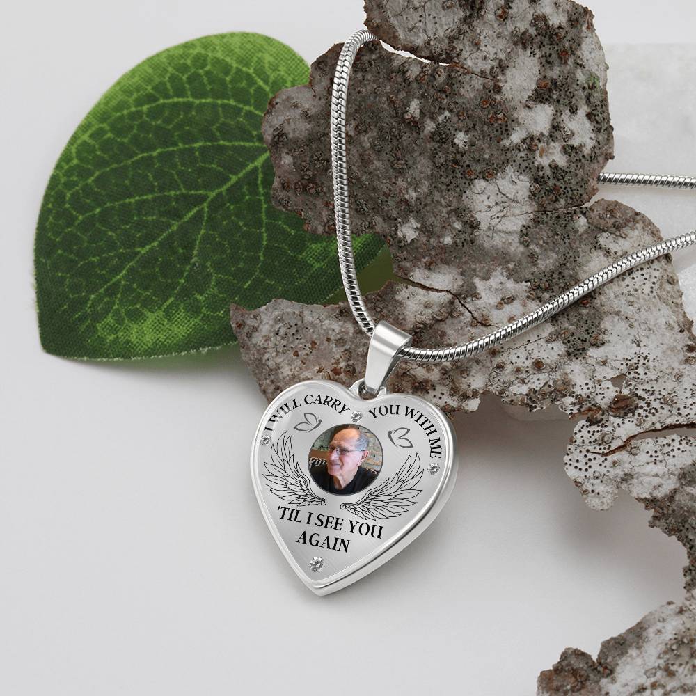 Heart Memorial Necklace for Jessica