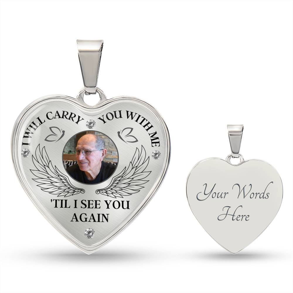 Heart Memorial Necklace for Jessica