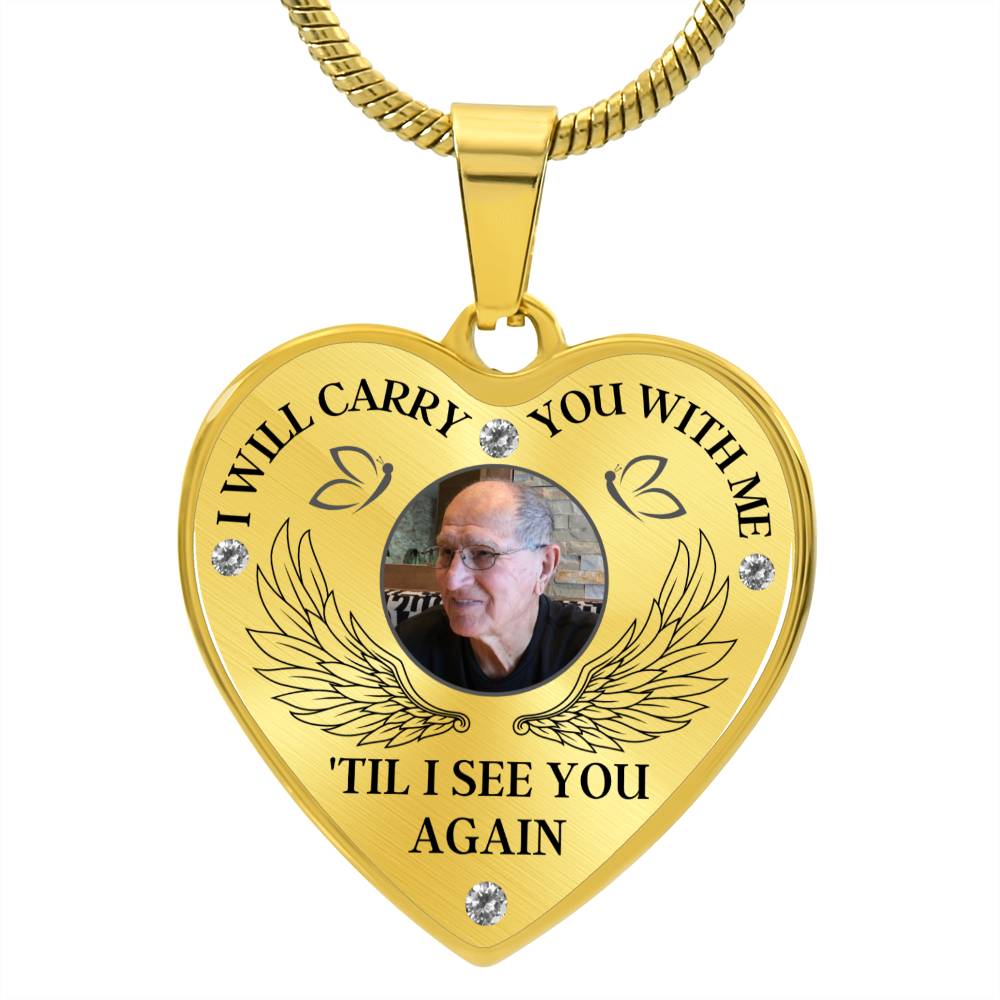 Heart Memorial Necklace for Jessica
