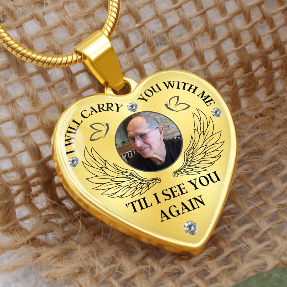 Heart Memorial Necklace for Jessica