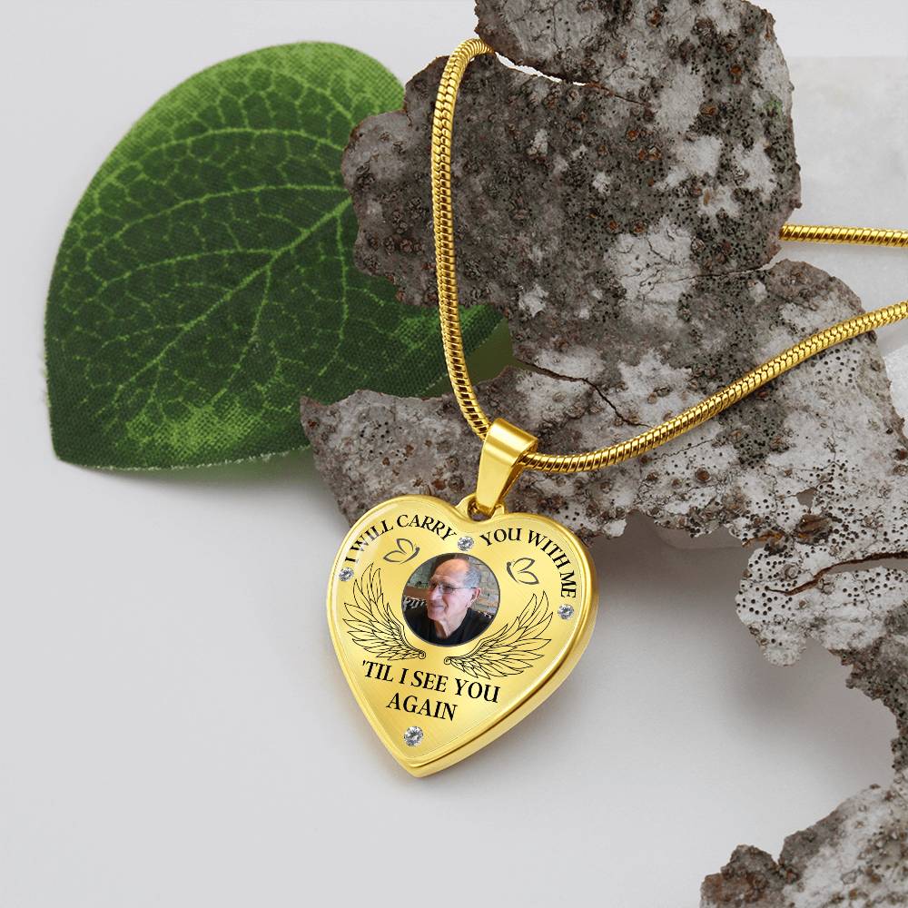 Heart Memorial Necklace for Jessica