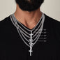 Cross Necklace with Cuban Chain TEMPLATE