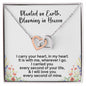 Miscarriage Gift | Infant Loss Memorial Keepsake | Stillborn Baby Interlocking Hearts Necklace