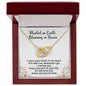 Miscarriage Gift | Infant Loss Memorial Keepsake | Stillborn Baby Interlocking Hearts Necklace