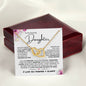 DELETE To My Daughter | Love You Forever | Interlocking Hearts Necklace