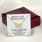 Miscarriage Gift | Infant Loss Memorial Keepsake | Stillborn Baby Interlocking Hearts Necklace