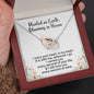 Miscarriage Gift | Infant Loss Memorial Keepsake | Stillborn Baby Interlocking Hearts Necklace