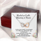 Miscarriage Gift | Infant Loss Memorial Keepsake | Stillborn Baby Interlocking Hearts Necklace