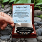 Miscarriage Gift for Husband, Loss of Baby Bracelet from Wife, Infant Loss Keepsake, Stillborn Memorial Present