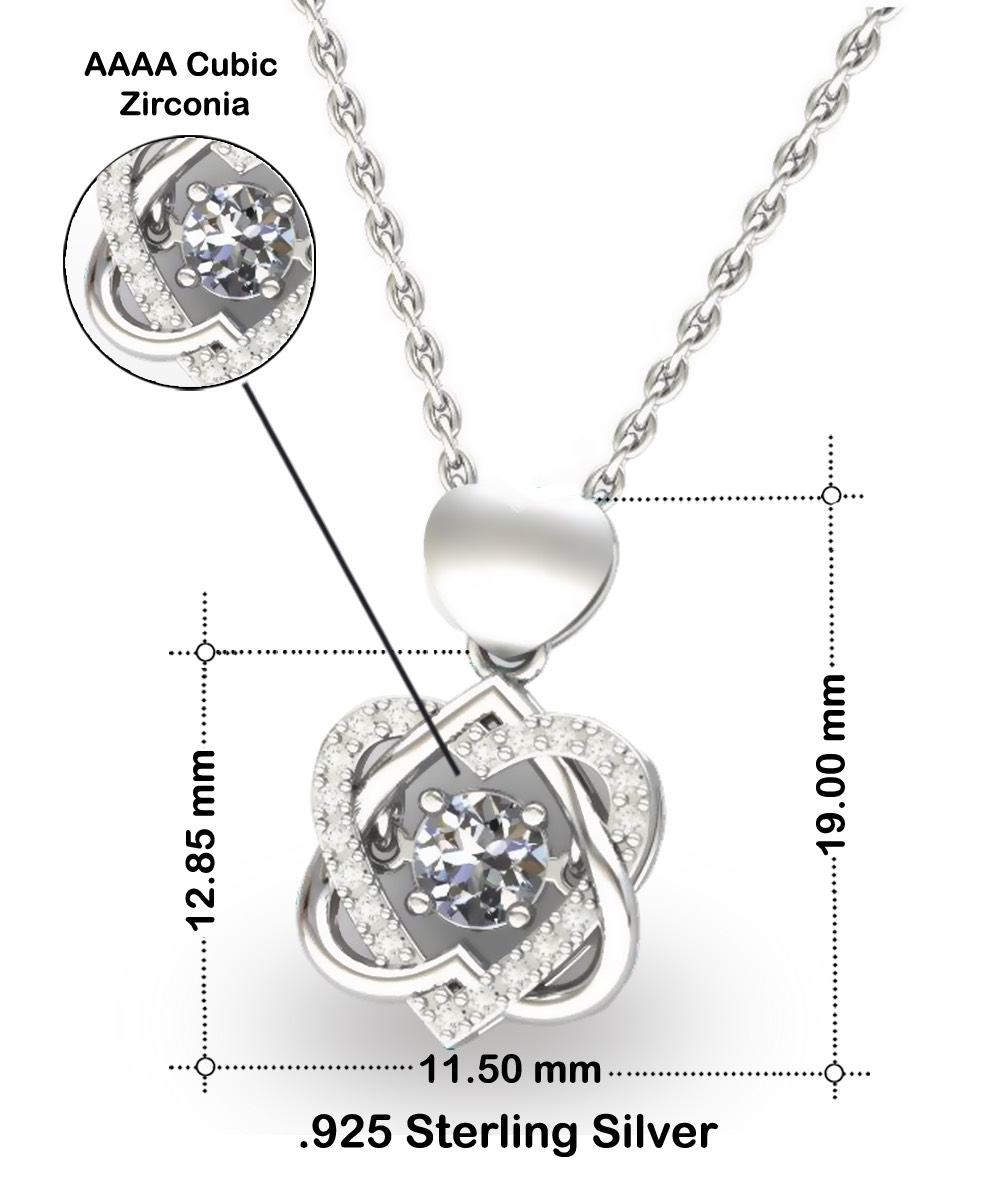 To My Soulmate | Last Everything | Heart Knot Necklace