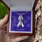 Lung Cancer Warrior | Cross Pendant with Ball Chain | Gift for Support, Fighter, Survivor