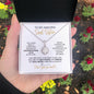 To My Soul Sister | Constant Source of Unconditional Love | Eternal Hope Necklace