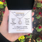 To My Unbiological Sister | Friends Become Sisters | Interlocking Hearts Necklace