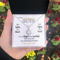To My Unbiological Sister | Blessed & Grateful | Eternal Hope Necklace