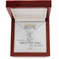 To My Badass Bestie | I'd Shank A Bitch For You | Eternal Hope Necklace