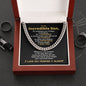 To My Son | If I Could Give You 3 Things | Cuban Link Chain from Mom/Dad
