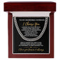To My Husband | I Choose You | Cuban Link Chain
