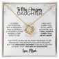 To My Daughter | Gift from Mom | Closed My Eyes for a Moment | Love Knot Necklace