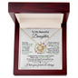 To My Daughter | Most Beautiful Chapter | Love Knot Necklace