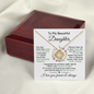 To My Daughter | Most Beautiful Chapter | Love Knot Necklace