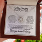 To My Daughter | Closed My Eyes for a Moment | Love Knot Necklace