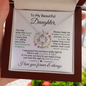 To My Daughter | Most Beautiful Chapter | Love Knot Necklace