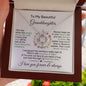 To My Granddaughter | Most Beautiful Chapter | Love Knot Necklace
