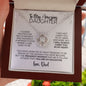 To My Daughter | Gift from Dad | Closed My Eyes for a Moment | Love Knot Necklace
