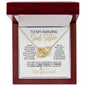 To My Soul Sister | Ups & Downs | Interlocking Hearts Necklace