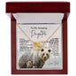 To My Daughter | I Believe in You | Interlocking Hearts Necklace