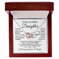 To My Daughter | Most Beautiful Chapter | Interlocking Hearts Necklace