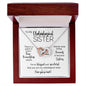 To My Unbiological Sister | Friends Become Sisters | Interlocking Hearts Necklace