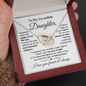To My Daughter | Most Beautiful Chapter | Interlocking Hearts Necklace