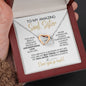 To My Soul Sister | Constant Source of Unconditional Love | Interlocking Hearts Necklace