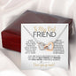 To My Best Friend | Ups & Downs | Interlocking Hearts Necklace
