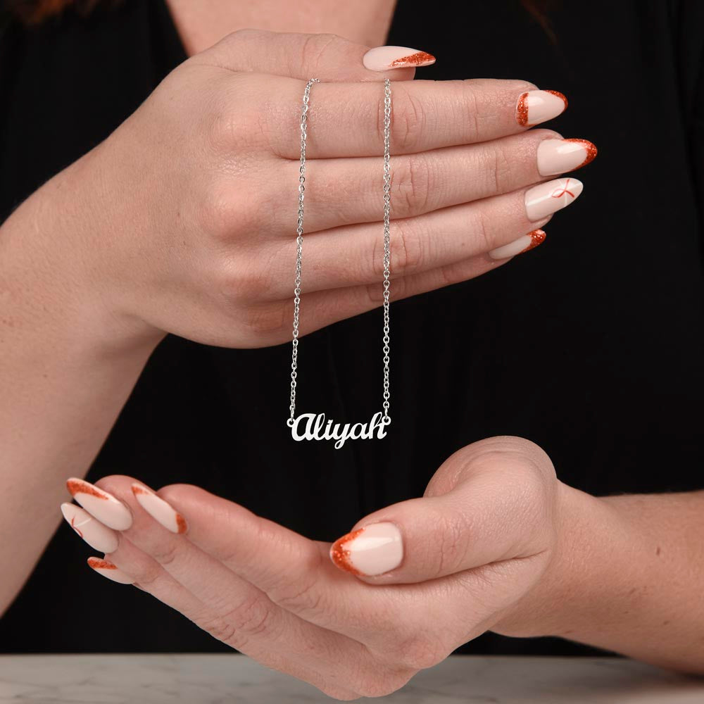 To My Daughter | Personalized Name Necklace | Proudest Moment