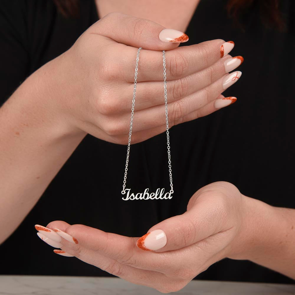 To My Daughter | Personalized Name Necklace | Proudest Moment