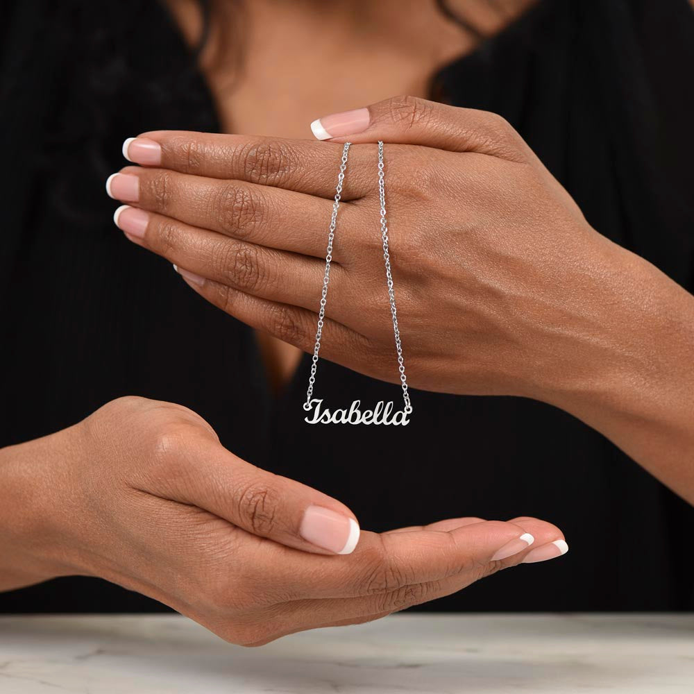 To My Daughter | Personalized Name Necklace | Proudest Moment