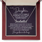 To My Daughter | Personalized Name Necklace | Most Beautiful Chapter