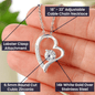 I'm Sorry | Apology Gift for Wife, Soulmate, Girlfriend | Forever Love Necklace