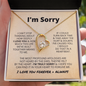 I'm Sorry | Forever Love Necklace