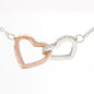 I'm So Sorry for Hurting You | Interlocking Hearts Necklace