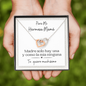 Gift for Spanish Mamá | Interlocking Hearts Necklace for Latina Mom