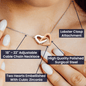 I'm So Sorry for Hurting You | Interlocking Hearts Necklace