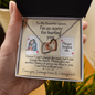 I'm So Sorry for Hurting You | Interlocking Hearts Necklace