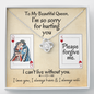 I'm So Sorry for Hurting You | Love Knot Necklace
