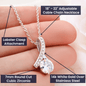 Kidney Cancer Warrior | Ribbon Necklace | Gift for Survivor, Fighter, Support