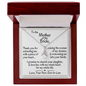 Gift for Mother of the Bride | Necklace for Bride's Mother from the Groom