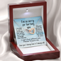 I'm So Sorry for Hurting You | Interlocking Hearts Necklace